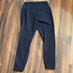 4/$20 Stelle Lightweight Leggings Side Pockets High Waisted Black